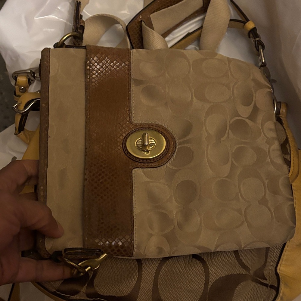 Coach Brown cross body
